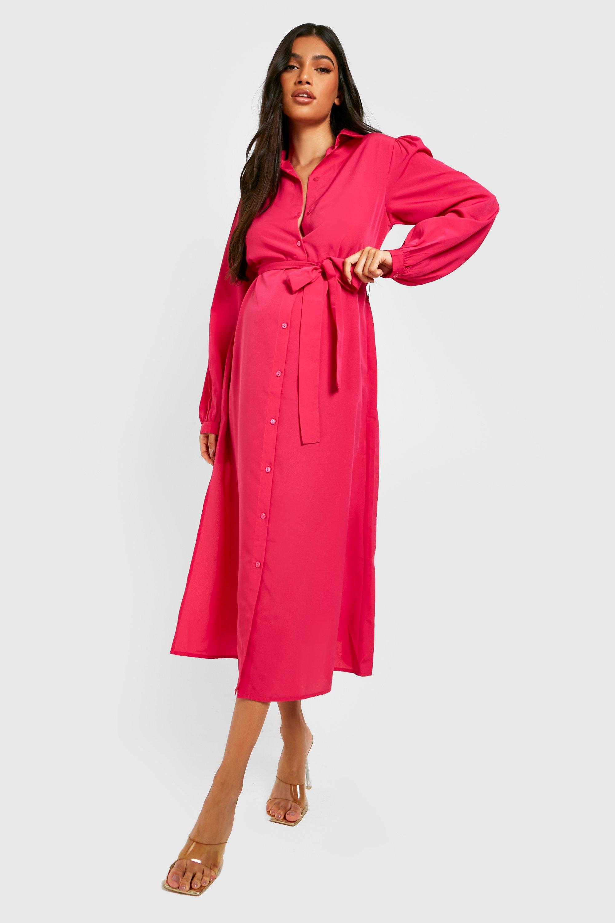 Maternit Robe chemise de grossesse boohoo